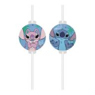   Disney Lilo und Stitch Angel Papierstrohhalm, 4-teiliges Set FSC