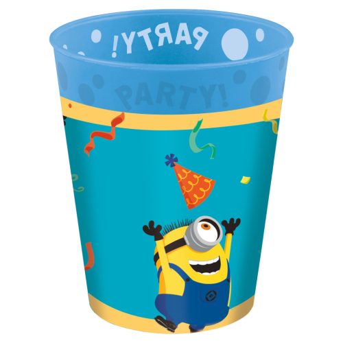Minions The Rise of Gru Mikro-Premium-Kunststoffbecher-Set 4 Stk 250 ml