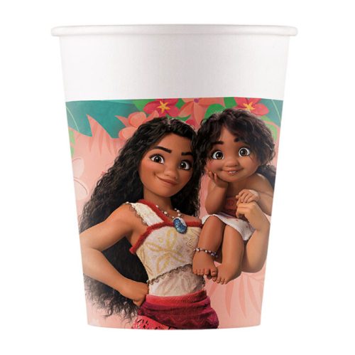 Disney Vaiana Sailing Spirit 8 Stück Papierbecher 200 ml FSC