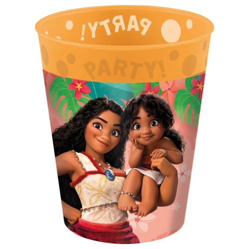 Disney Vaiana Sailing Spirit Micro Premium Kunststoff Becher Set 4 Stück 250 ml