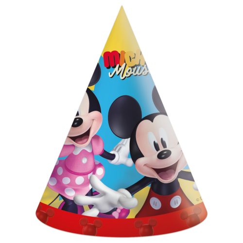 Disney Mickey  Jump Into Fun Partyhut, Zweispitz 6 Stk FSC