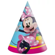   Disney Minnie  Makes Me Smile Partykappe, Zweispitz 6 Stk FSC