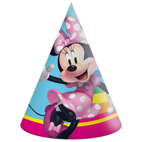 Disney Minnie  Makes Me Smile Partykappe, Zweispitz 6 Stk FSC
