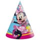 Disney Minnie  Makes Me Smile Partykappe, Zweispitz 6 Stk FSC