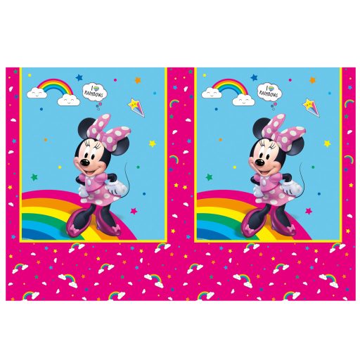 Disney Minnie  Makes Me Smile Kunststoff Tischdecke 120x180 cm