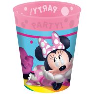   Disney Minnie Makes Me Smile micro Premium Kunststoffbecher Set 4 Stk 250 ml