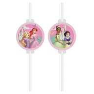   Disney Prinzessin Create Your World Papierstrohhalm, 4-teiliges Set FSC