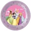 Disney Prinzessin Create Your World Mikro-Premium-Kunststoff-Teller-Set mit 4 Stück 21 cm