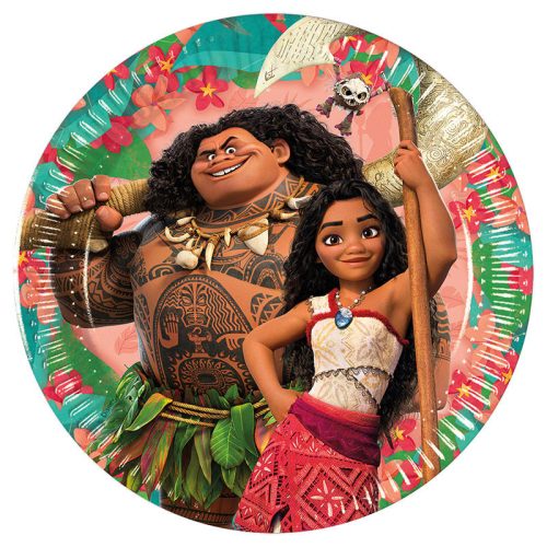 Disney Vaiana Sailing Spirit Pappteller 8 Stk 20 cm FSC