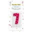 Farbe Pink Pattern Geburtstagskerze Nummer 7
