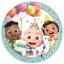 Cocomelon Birthday Pappteller 8er-Set, 23 cm, FSC