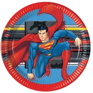 Superman Krypton Papierteller 8-teiliges Set 23 cm FSC
