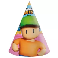 Stumble Guys Squad Partyhut, Zweispitz 6 Stk