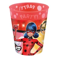   Miraculous Geschichten von Ladybug und Cat Noir Hero Mikro Premium Kunststoffbecher Set 4 Stk 250 ml
