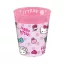 Hello Kitty Fashion Mikro-Premium-Kunststoffbecher-Set 4 Stk. 250 ml