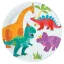 Dinosaurier Party Pappteller 8 Stk 23 cm FSC