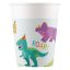 Dinosaurier Party Papierbecher 8 Stk 200 ml FSC