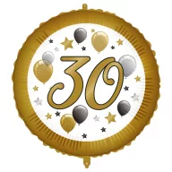 Geburtstag Milestone Happy Birthday 30 Folienballon 46 cm