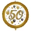 Geburtstag Milestone Happy Birthday 50 Folienballon 46 cm