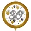 Geburtstag Milestone Happy Birthday 80 Folienballon 46 cm