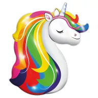 Einhorn Rainbow Colors Folienballon 70x86 cm