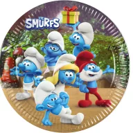 Die Schlümpfe Joyful 20 cm FSC Pappteller, 8er-Pack