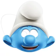 Die Schlümpfe Joyful Maske 6er Set