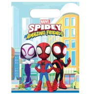 Spiderman Spidey Plastikgeschenktüte, 6er-Pack