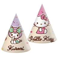 Hello Kitty Kuromi Partyhut, Kegel 6 Stück