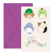 Squishmallows Jazwares Party-Einladung 6 Stück FSC