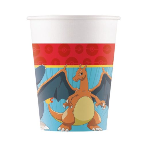Pokémon Next Generation Pappbecher 8-teilig 200 ml