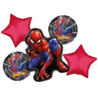 Spiderman Secret Identity Folienballon Set, 5-teilig