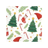 Weihnachten Ornaments i Serviette 20 Stück 33x33 cm