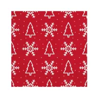   Weihnachten Trees & Snowflakes i Serviette 20 Stück 33x33 cm
