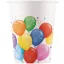 Ballon Colored Papierbecher, 8 Stück, 200 ml, FSC