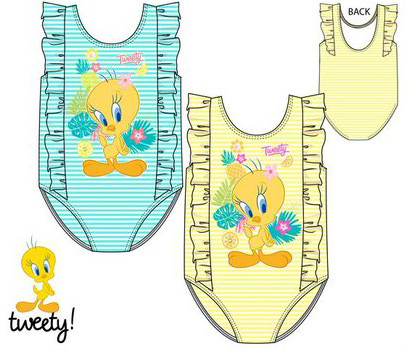 Looney Tunes Tweety Baby Badeanzug, Schwimmen 12-36 Monate
