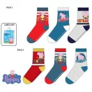 Peppa Wutz Kinder Socken 23-34