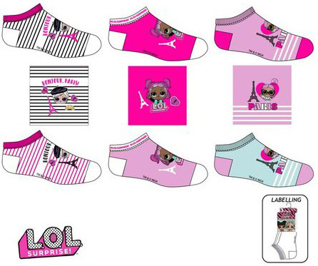 LOL Surprise! Kinder Sneakersocken 23-34