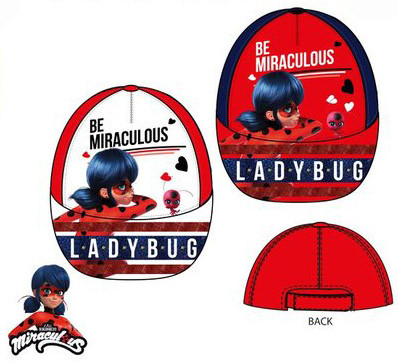 Miraculous Geschichten von Ladybug und Cat Noir Kinder Baseballkappe 52-54cm