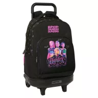   K-pop Demon Hunters Negra Premium Roll-Schultasche, Tasche 45 cm