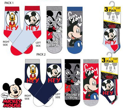 Disney Mickey  Kinder Socken 23-34