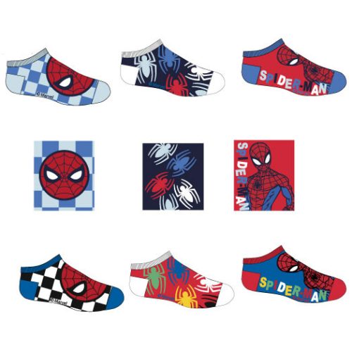Spiderman Power Kinder No-show Socken 23-34