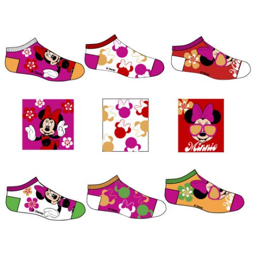 Disney Minnie Sun Kinder No-show Socken 23-34