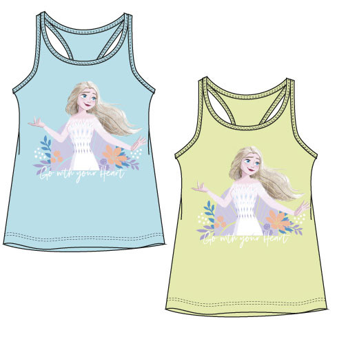Disney Eiskönigin Elsa Kinder Kurzärmliges T-Shirt, Oberteil 4-8 Jahre