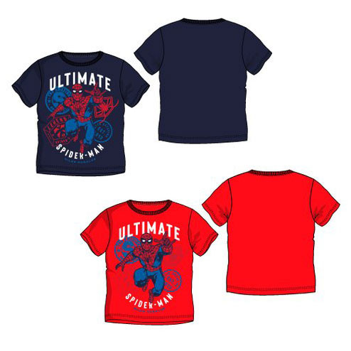 Spiderman Ultimate Kinder Kurzärmliges T-Shirt, Oberteil 3-8 Jahre