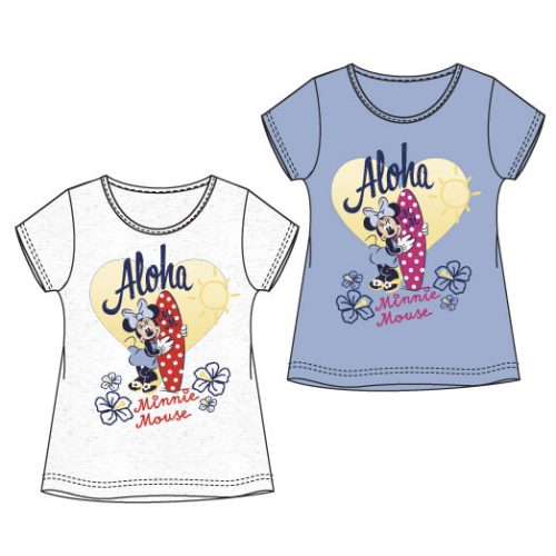 Disney Minnie Aloha Kinder Kurzärmliges T-Shirt, Oberteil 3-8 Jahre