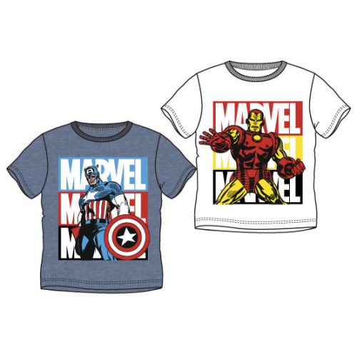 Avengers Marvel Kinder Kurzärmliges T-Shirt, Oberteil 4-10 Jahre