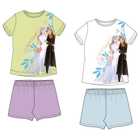 Disney Eiskönigin Eternal Kinder kurzer Pyjama 4-8 Jahre