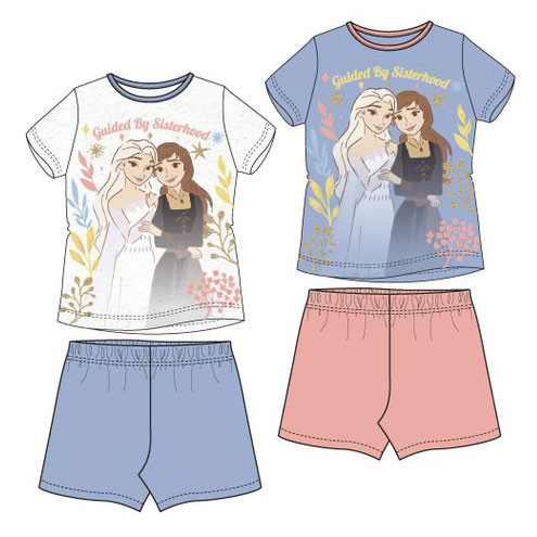 Disney Eiskönigin Sisterhood Kinder kurzer Pyjama 4-8 Jahre