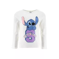   Disney Lilo und Stitch Club White Kinder langarm Shirt 3 - 8 Jahre / 98 - 128 cm